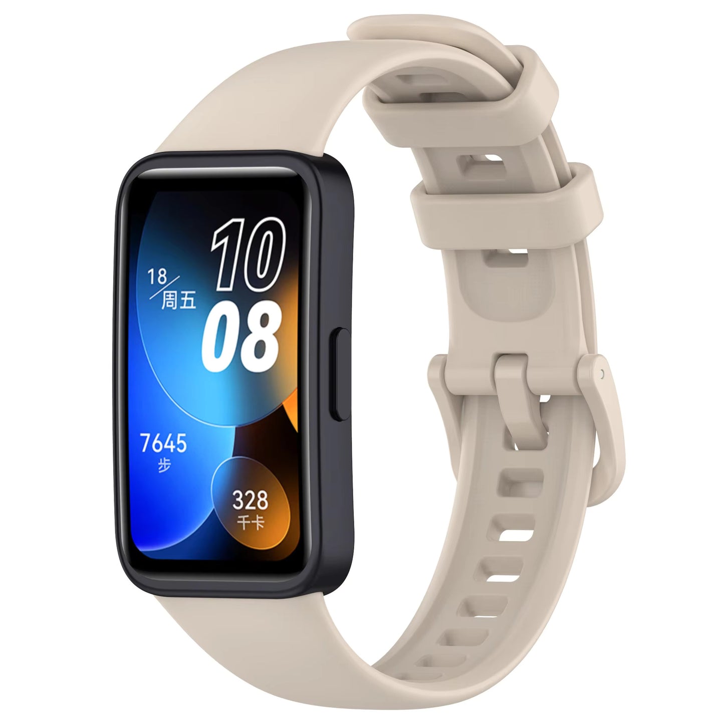 Valente Soft Silicone Sport Strap Compatible with Huawei Band 8 / Band 9 – Comfortable & Adjustable Replacement Wristband