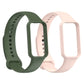 Valente Soft silicone watch bands Compatible with Amazfit Band 7 (Pack of 2)