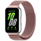 Valente Elegant Stainless Steel Mesh Watch Straps for Samsung Galaxy Fit 3 - Adjustable Magnetic Clasp