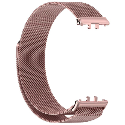 Valente Elegant Stainless Steel Mesh Watch Straps for Samsung Galaxy Fit 3 - Adjustable Magnetic Clasp