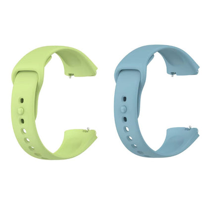 Valente Soft Silicone Watch Straps for Redmi Watch 3 Active (pack of 2)