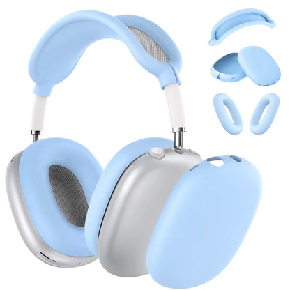 Valente Protective Silicone Cover Compatible with AirPods Max / Max 2 | Full Body Headphone Case Kit with Ear Cushions & Headband Cover | Shockproof Anti-Scratch Protection