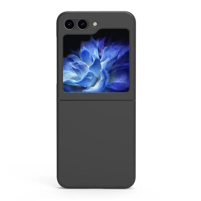 Valente liquid silicone case black for Samsung Galaxy Z Flip 5 hinge compatible