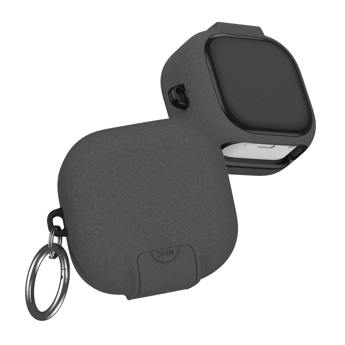 Valente Protective Case Compatible with Galaxy Buds 4 / Buds 4 Pro | Hard Cover with Phone Stand Function & Keychain | Shockproof Earbuds Case