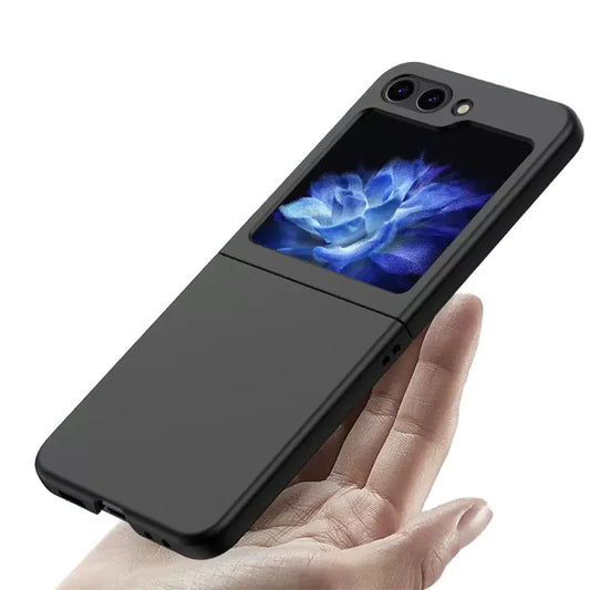 Valente Galaxy Z Flip 5 liquid silicone case purple velvet smooth finish