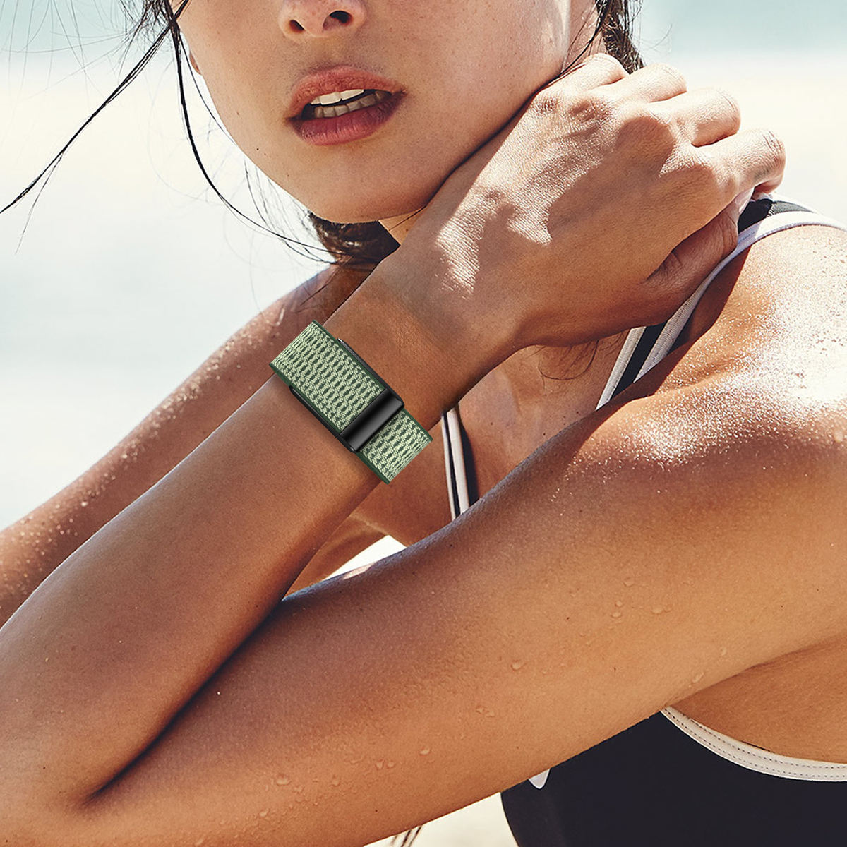 Valente Nylon Strap Compatible with WHOOP 5 – Adjustable, Breathable & Durable Replacement Band