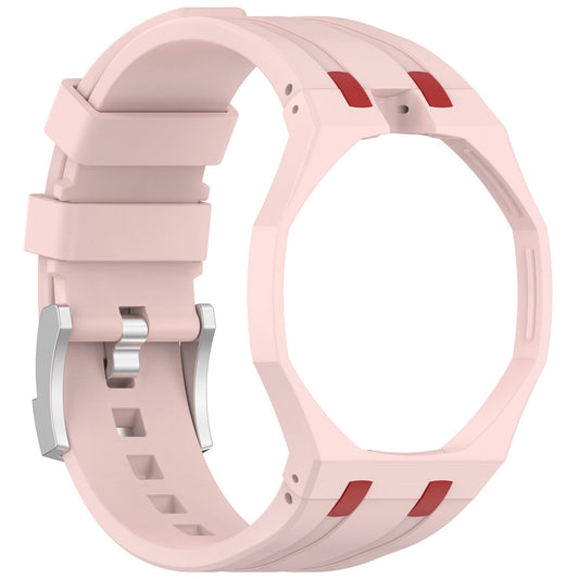 Valente Protective TPU Case with Silicone Strap Compatible with Swatch Royal Pop | Full Body Shockproof Watch Cover Band Replacement