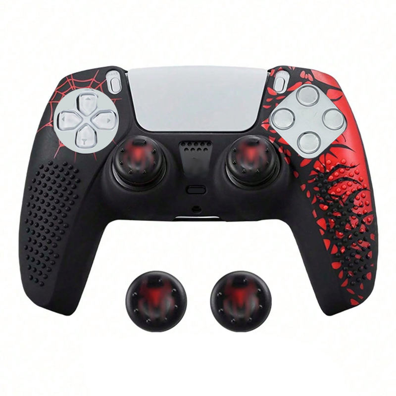 Valente Silicone Protector Case Compatible with PS5 Controller | Anti-Slip Shockproof Grip Cover | Gaming Controller Protective Skin