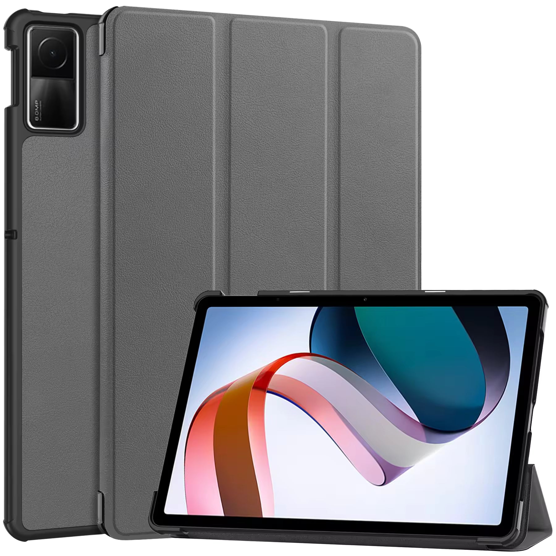 Valente Redmi Pad 2 smart flip cover grey with pen holder slot and stand