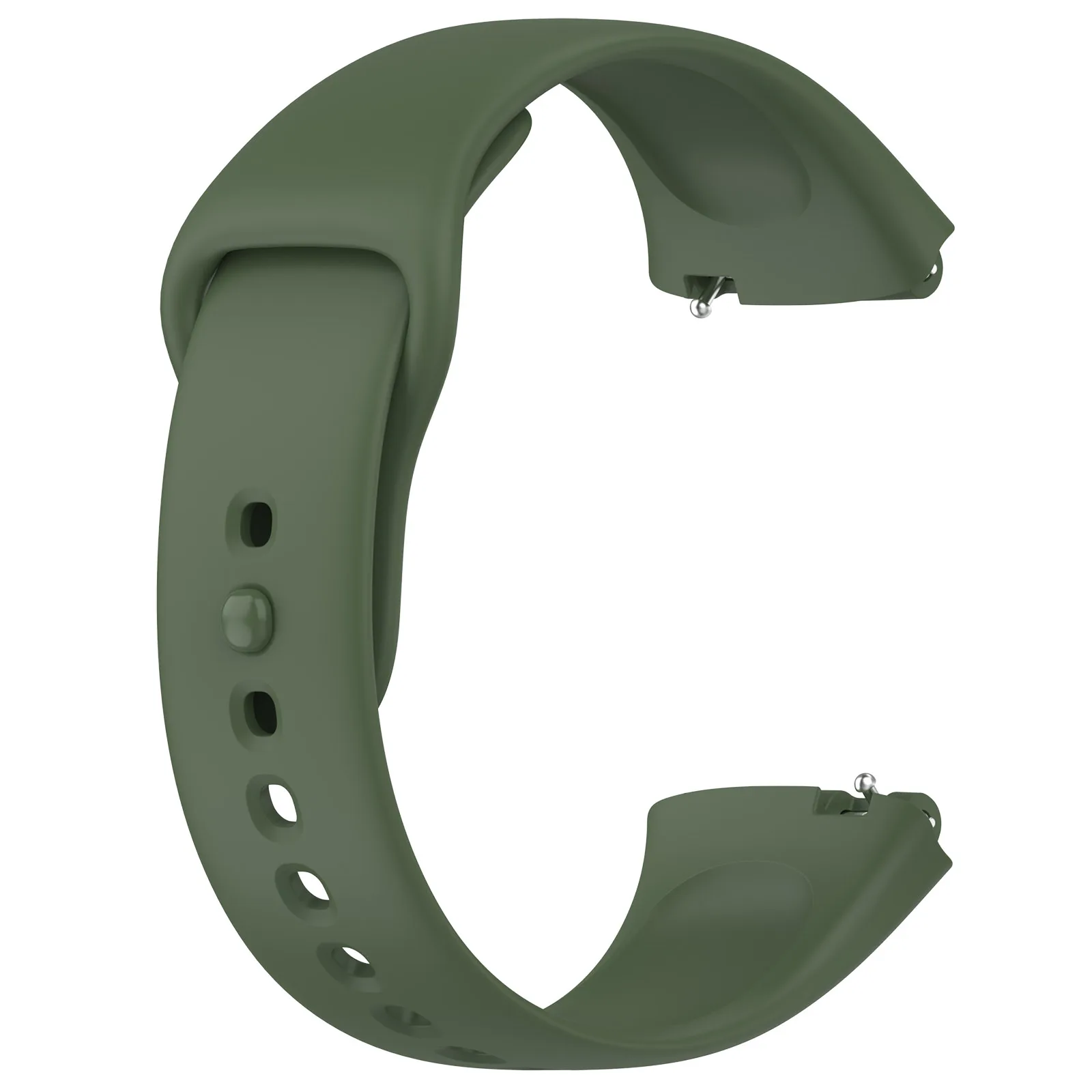 Dark olive green silicone strap for the Redmi Watch 3 Active