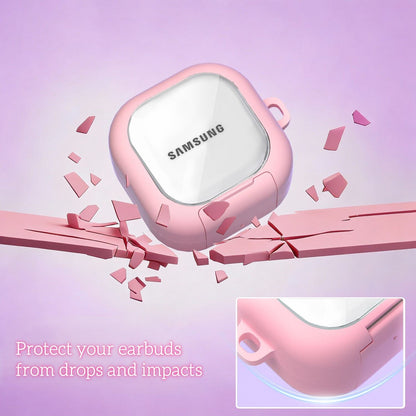 Valente Hybrid Protective Case Compatible with Buds 4 | Shockproof Hard + Soft Cover with Secure Fit | Scratch Resistant Earbuds Case
