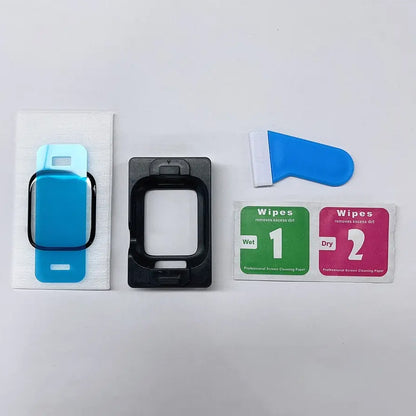 Valente Edge to Edge 9H Tempered glass With Installation Kit for Apple Watch Series 7,8(45mm) Only
