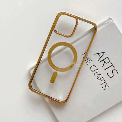 Valente Polycarbonate MagSafe-Compatible Electroplate Case for iPhone 15 Pro Max