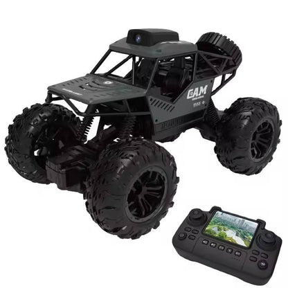 Toymigo 4WD WiFi FPV RC Rock Crawler Car with HD Camera | Remote Control Off-Road Monster Truck | Rechargeable All-Terrain RC Vehicle
