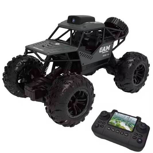 Toymigo 4WD WiFi FPV RC Rock Crawler Car with HD Camera | Remote Control Off-Road Monster Truck | Rechargeable All-Terrain RC Vehicle