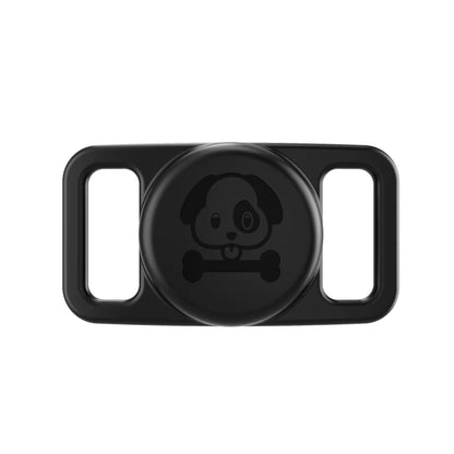 Valente AirTag Dog Collar Holder (Silicone) – Valente Secure Pet Tracker Case | Fits Most Collars | Anti-Rattle Protector for Dogs & Cats (pack of 2)