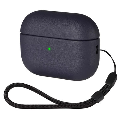 Valente Leather Case Compatible with Apple AirPods Pro 3 – Shockproof Protective Cover with Keychain