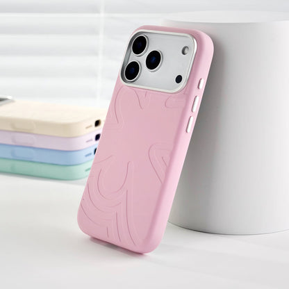 Valente Store Silicone Back Cover Compatible with iPhone 17 Pro Soft Matte Finish Shockproof Protective Case Anti-Scratch Slim Phone Cover