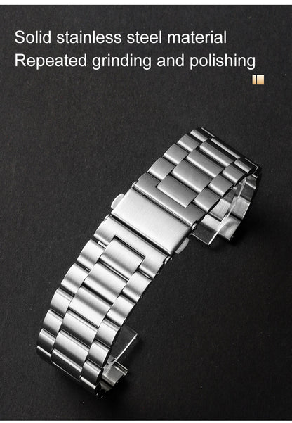 Valente 22mm Metal Watch Strap for Noise halo, Colorfit Pro 3,Colorfit Ultra,Oneplus Watch,Fossil Gen 5E 44mm, Gen 5(44mm),firebolt Invincible Plus, Legacy,cobra,Pebble Cosmos Luxe 2.0.
