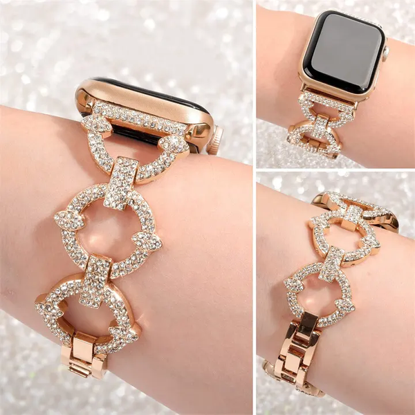 Stainless Steel Apple Watch Band Bracelet - Rose Gold – Alison + Aubrey