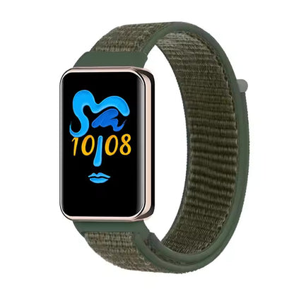 Valente Nylon Loop Strap Compatible with Huawei Band 8/9/10 – Soft, Adjustable & Breathable Replacement Band