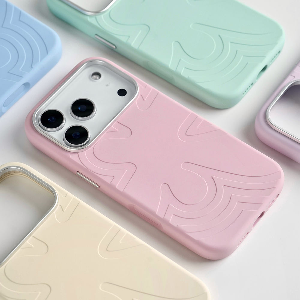 Valente Store Silicone Back Cover Compatible with iPhone 17 Pro Soft Matte Finish Shockproof Protective Case Anti-Scratch Slim Phone Cover