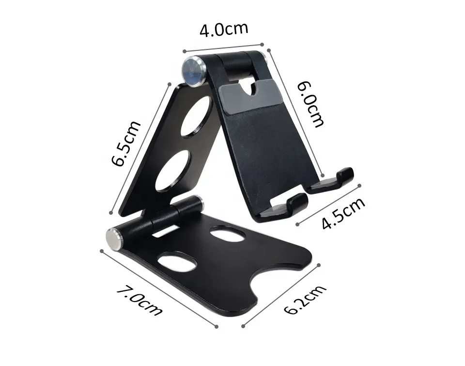 Valente Sleek Aluminum Mobile Stand – Durable and Adjustable for Smartphones