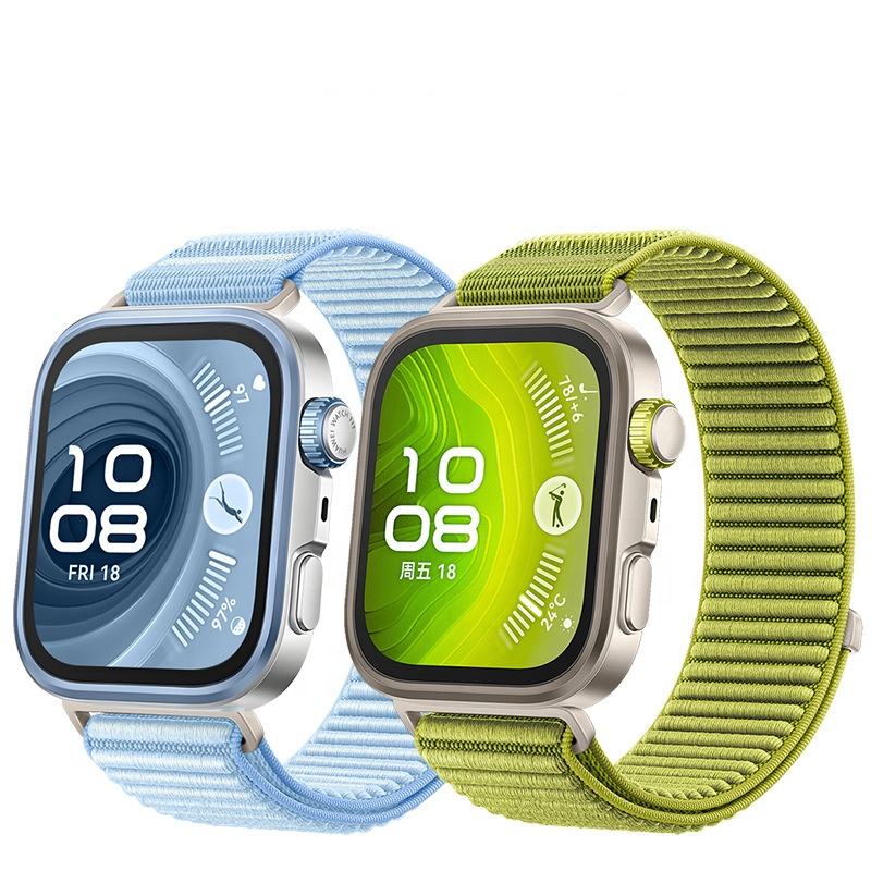 Valente Nylon Strap Compatible with Huawei Watch Fit 3 / Fit 3 Pro / Fit 4 / Fit 4 Pro | Adjustable Breathable Loop Band for Smartwatch