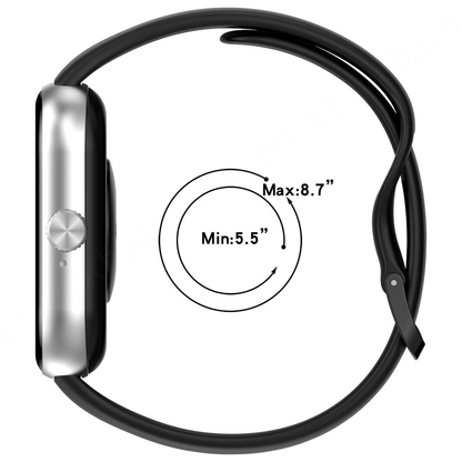 Valente Silicone Strap Compatible with Redmi Watch Move | Soft Replacement Watch Band | Adjustable Sport Wrist Band with Secure Buckle (pack of 3)