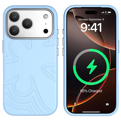 Valente Store Silicone Back Cover Compatible with iPhone 17 Pro Soft Matte Finish Shockproof Protective Case Anti-Scratch Slim Phone Cover