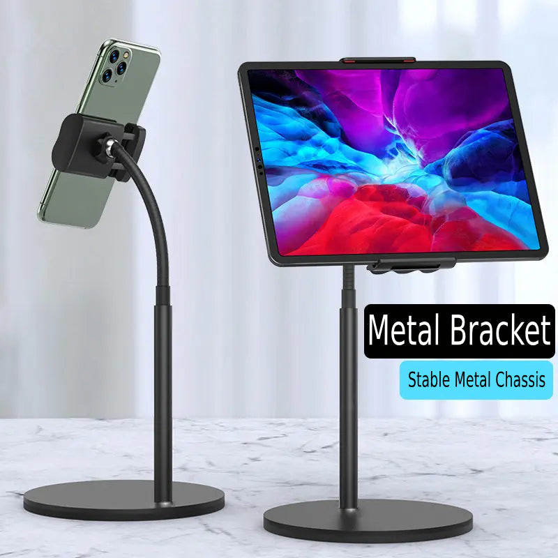 Valente Flexible Universal Tablet/Mobile Holder Stand with Adjustable Gooseneck and Sturdy Base