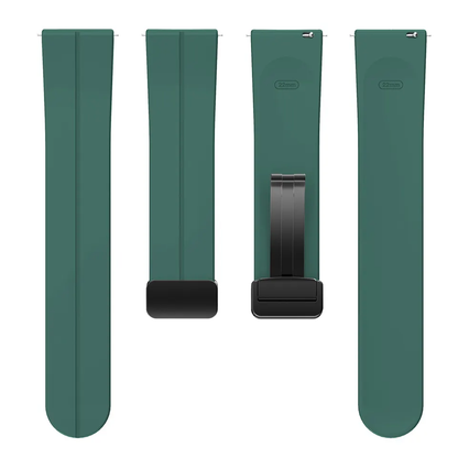 Valente 20mm Magnetic buckle Watch Strap for Galaxy Watch Active 2 (40mm & 44mm),Active (40mm), Watch 3 (41mm),Boat Vertex,Amazfit Bip,GTR (42mm),GTS,Dizo Watch 2,firebolt infinity