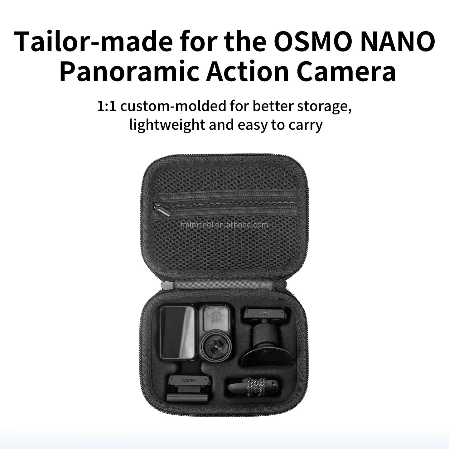 Valente DJI Osmo Nano hard carrying case black shockproof travel protection
