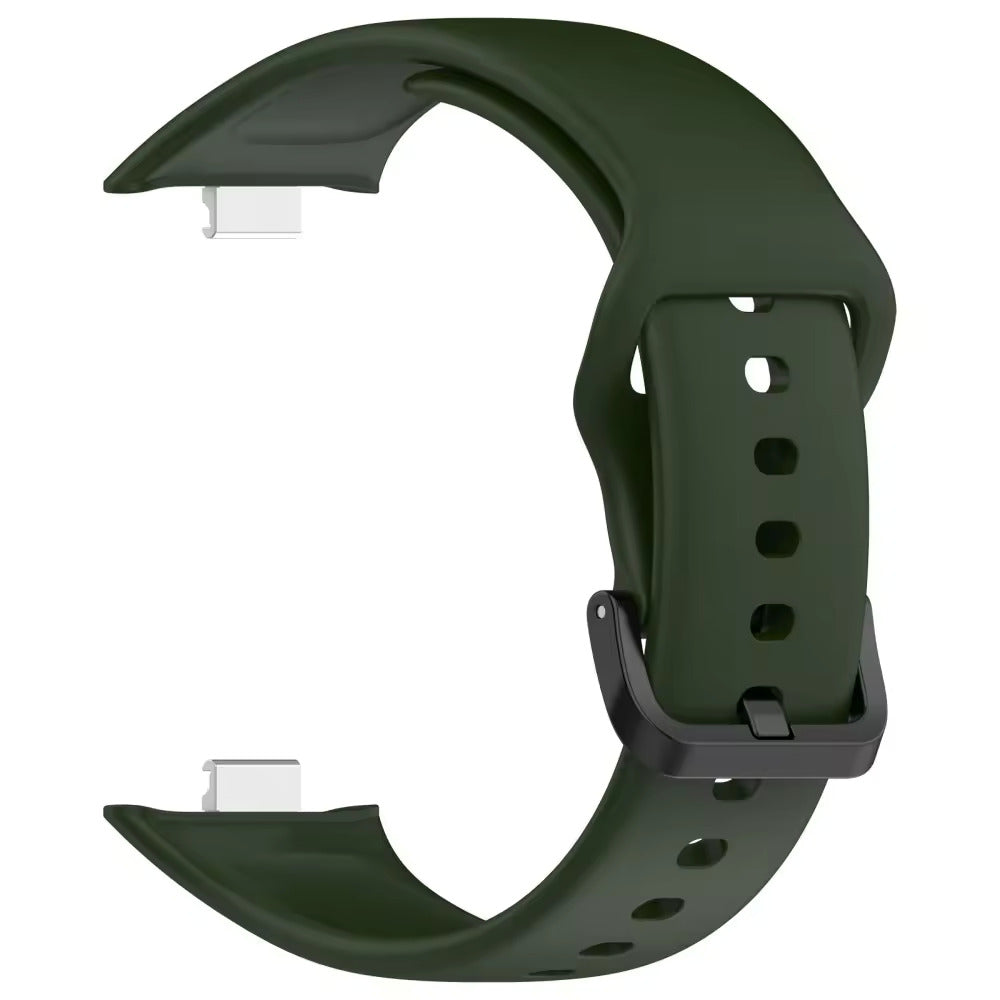 Valente Silicone Strap Compatible with Redmi Watch Move | Soft Replacement Watch Band | Adjustable Sport Wrist Band with Secure Buckle (pack of 2)