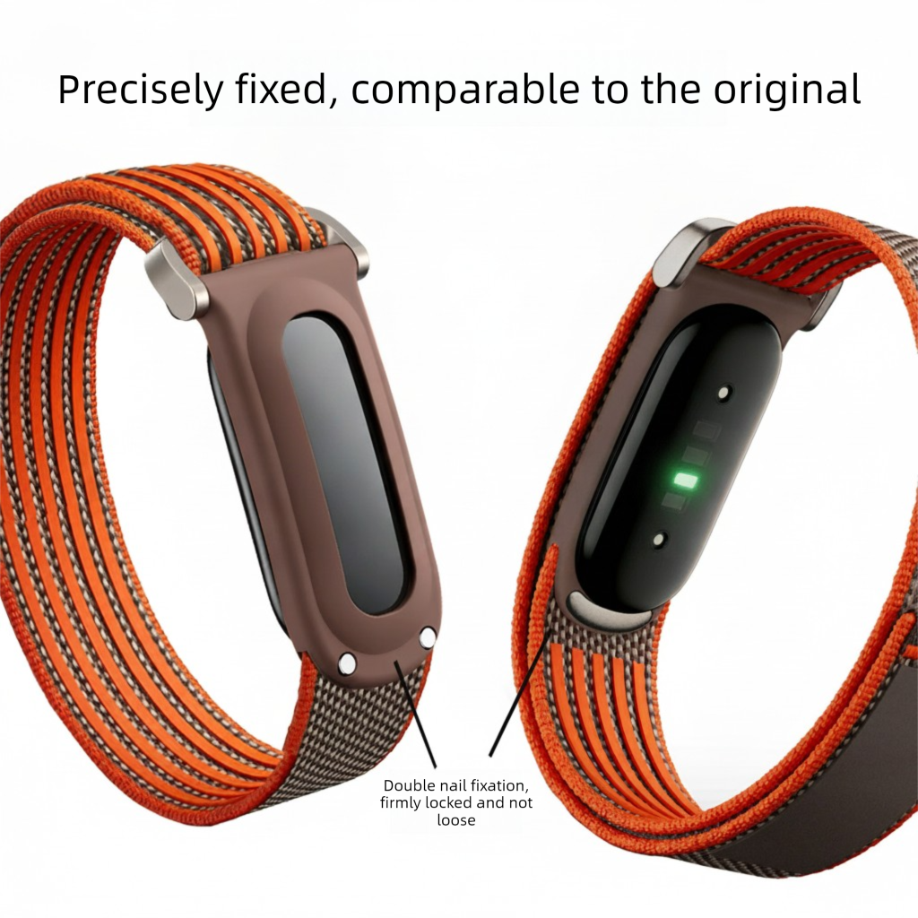 Valente Nylon Replacement Wrist Band Compatible with Fitbit Air, Adjustable Woven Nylon Sports Strap, Lightweight Breathable Watch Band with Secure Buckle for Daily Wear, Fitness, Sports & Travel