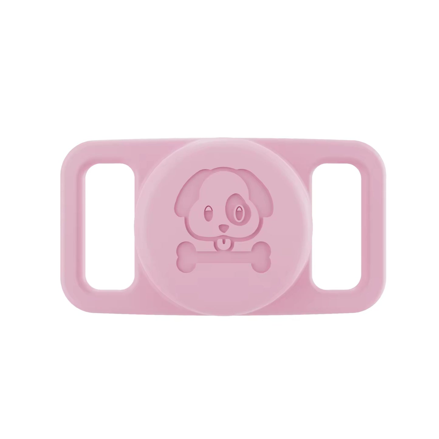 Valente Waterproof Dog AirTag Collar Holder – Silicone Protective Case Compatible with AirTag for Dogs & Cats, Secure GPS Tracker Cover for Pet Collar