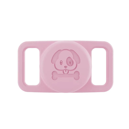 Valente Waterproof Dog AirTag Collar Holder – Silicone Protective Case Compatible with AirTag for Dogs & Cats, Secure GPS Tracker Cover for Pet Collar