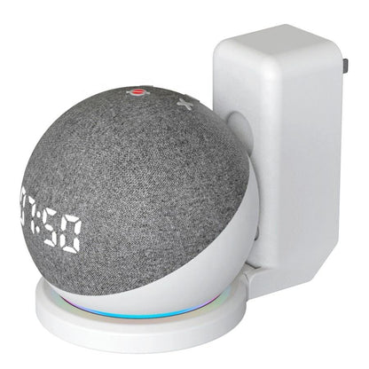 Valente Desk Stand Compatible with Echo Dot 4th & 5th Generation | Stable Smart Speaker Holder | Anti-Slip Base Compact Stand