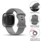 Valente All-Round Protection Combo Pack of Bumper case & Watch Strap Compatible with Versa 3 Only