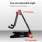 Valente Sleek Aluminum Mobile Stand – Durable and Adjustable for Smartphones