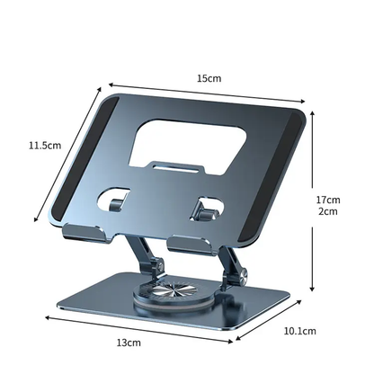 Valente Adjustable Aluminum Laptop Stand - Ergonomic & Portable Design for Enhanced Computing Experience