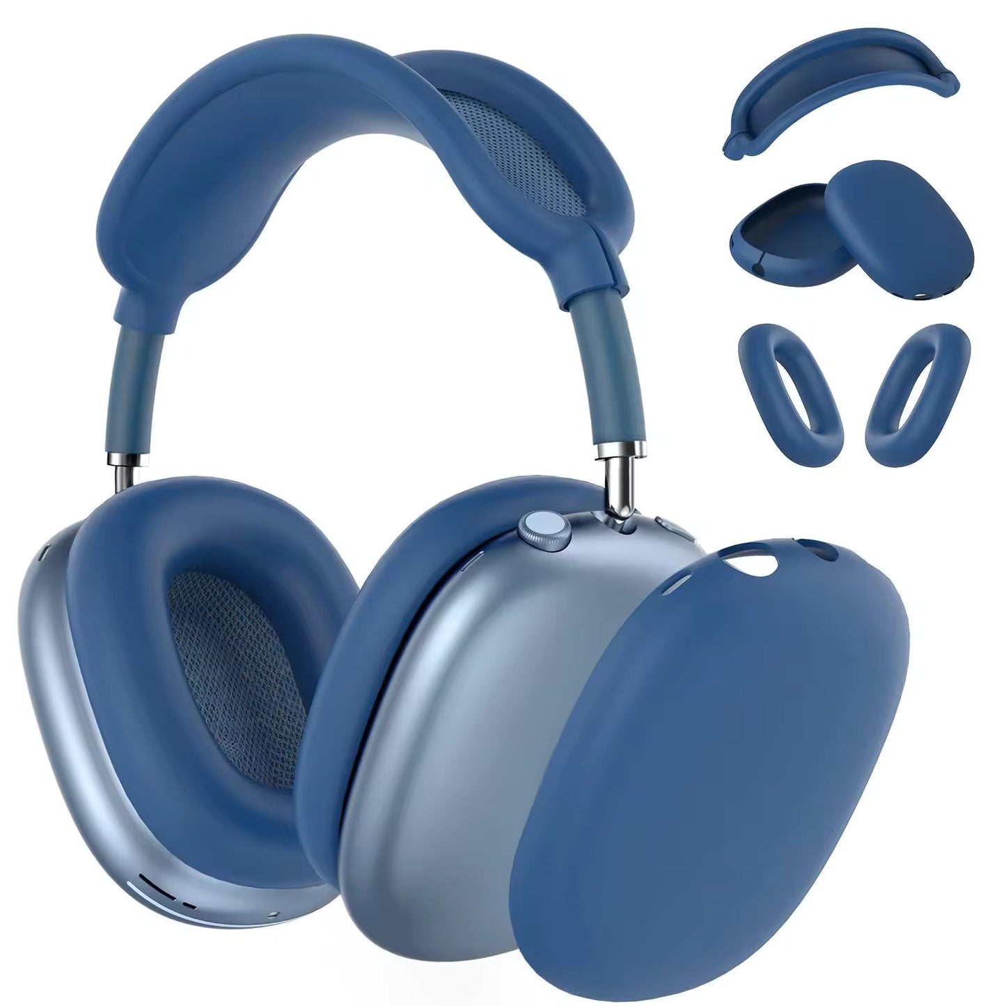 Valente Protective Silicone Cover Compatible with AirPods Max / Max 2 | Full Body Headphone Case Kit with Ear Cushions & Headband Cover | Shockproof Anti-Scratch Protection