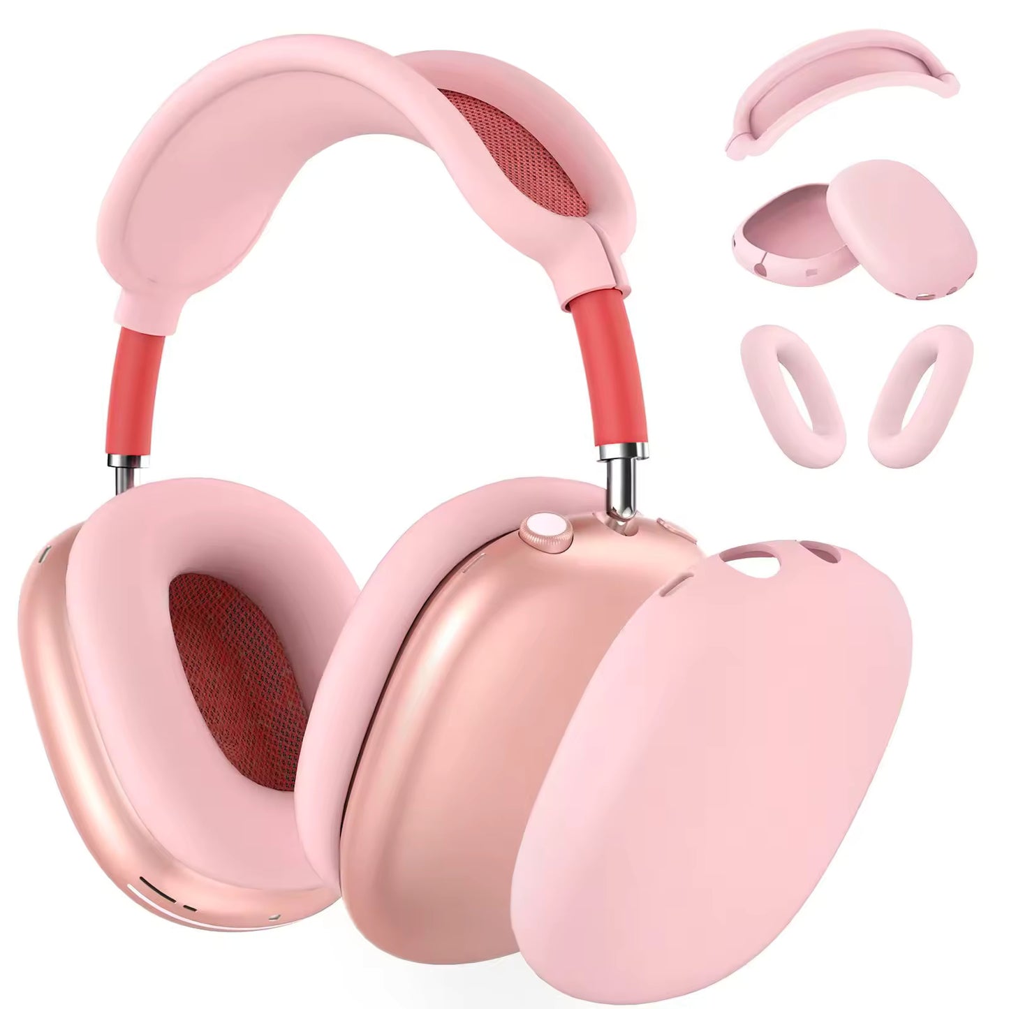 Valente Protective Silicone Cover Compatible with AirPods Max / Max 2 | Full Body Headphone Case Kit with Ear Cushions & Headband Cover | Shockproof Anti-Scratch Protection
