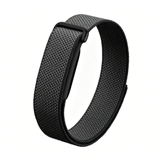 Valente Nylon Replacement Wrist Band Compatible with Fitbit Air, Adjustable Woven Nylon Sports Strap, Lightweight Breathable Watch Band with Secure Buckle for Daily Wear, Fitness, Sports & Travel