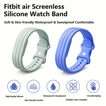 Valente Silicone Replacement Wrist Band Compatible with Fitbit Ace, Soft Adjustable Sports Strap for Kids Fitness Tracker, Lightweight Breathable Watch Band with Secure Pin Buckle for Daily Wear