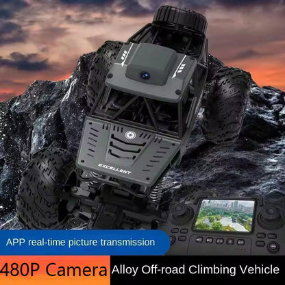 Toymigo 4WD WiFi FPV RC Rock Crawler Car with HD Camera | Remote Control Off-Road Monster Truck | Rechargeable All-Terrain RC Vehicle