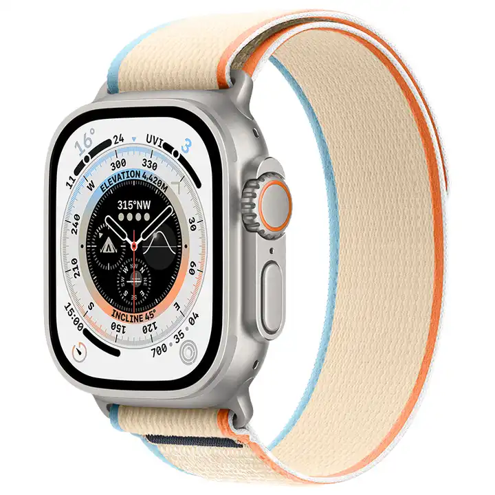 Valente Nylon Trail Loop 42mm/44mm/45mm Strap Compatible with Apple Watch Series 8,7,6,5,SE,Ultra