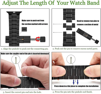 Valente 22mm Rado Metal Watch Strap for Noise halo, Colorfit Pro 3,Colorfit Ultra,Oneplus Watch,Fossil Gen 5E 44mm, Gen 5(44mm),firebolt Invincible Plus, Legacy,cobra,Pebble Cosmos Luxe 2.0.