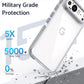 Valente Crystal Clear Protective Case for Google Pixel 9/9 Pro