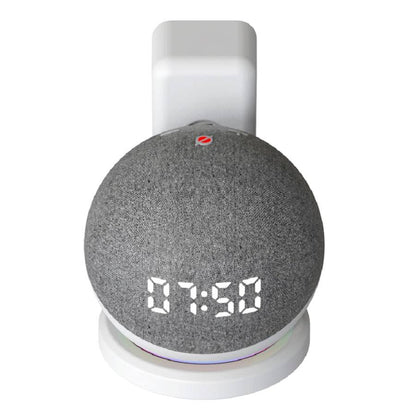 Valente Desk Stand Compatible with Echo Dot 4th & 5th Generation | Stable Smart Speaker Holder | Anti-Slip Base Compact Stand